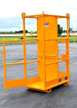 C-624 heavy duty Gas cylinder cage with firewall.  Gas cylinder rack by Lakeshore Industrial.  Gas cylinder transport.