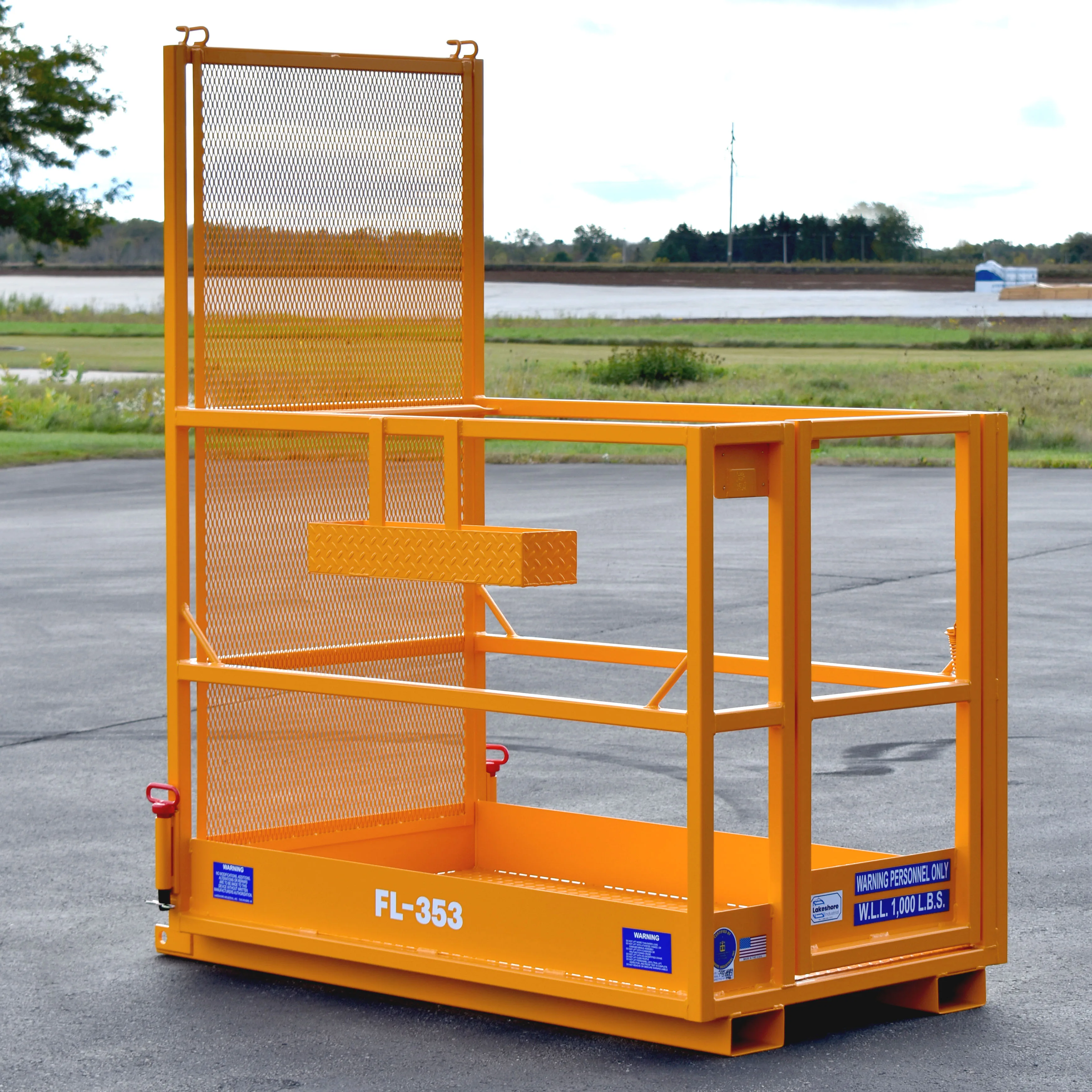 FL-353 Forklift Man basket. OSHA Forklift baskets to safely lift personnel