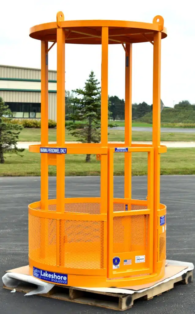 R-44 round man basket for crane.  Personnel crane baskets