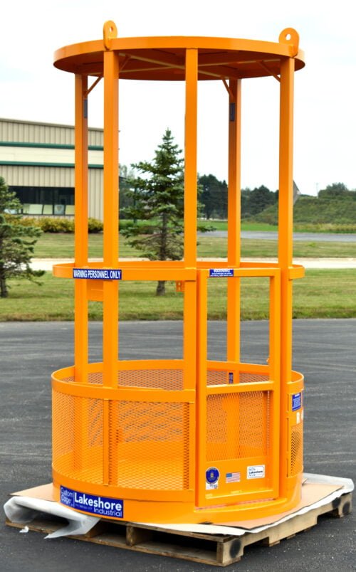 R-44 round man basket for crane sold by Lakeshore Industrial