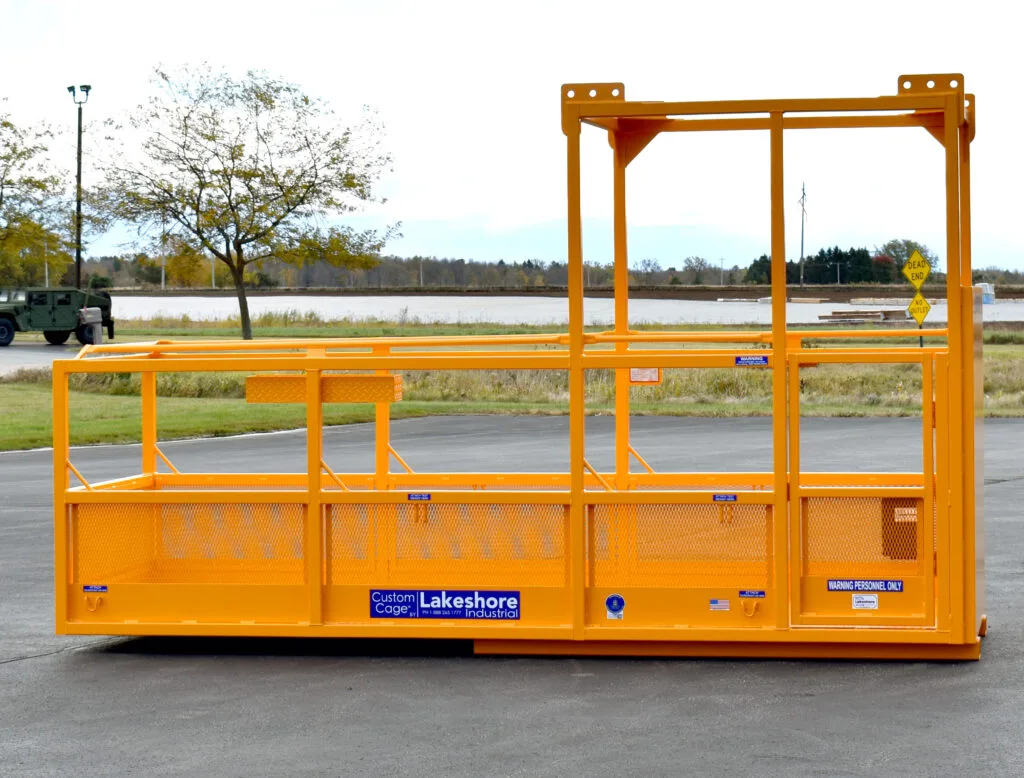 CL-412 OSHA Certified Cantilever man basket Lakeshore Industrial