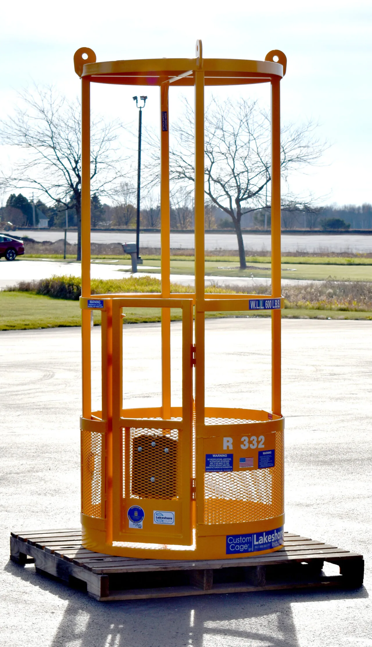 R-332 Round Crane man baskets