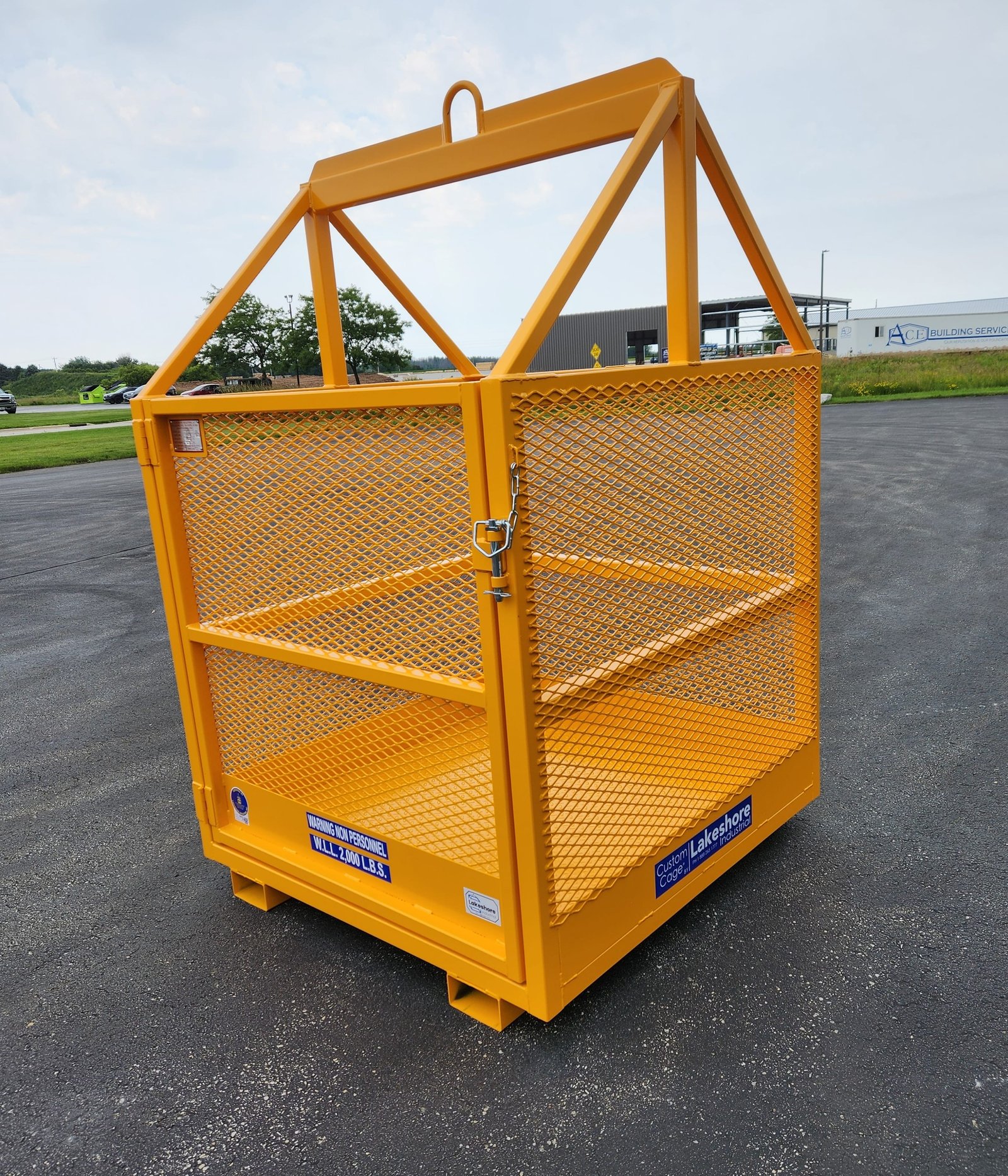 M-444 single lift point material handling cage