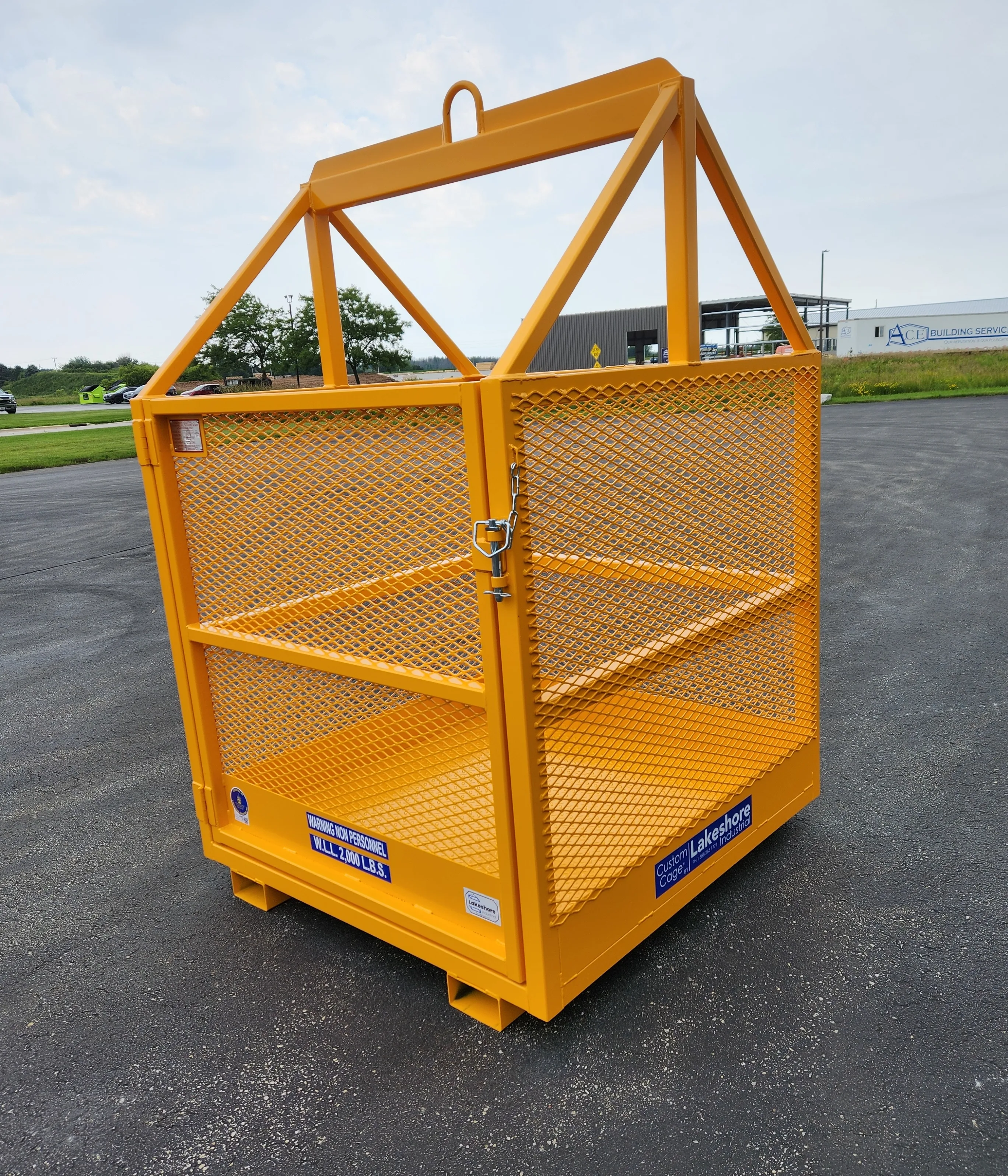 M-444 single lift point material handling cage