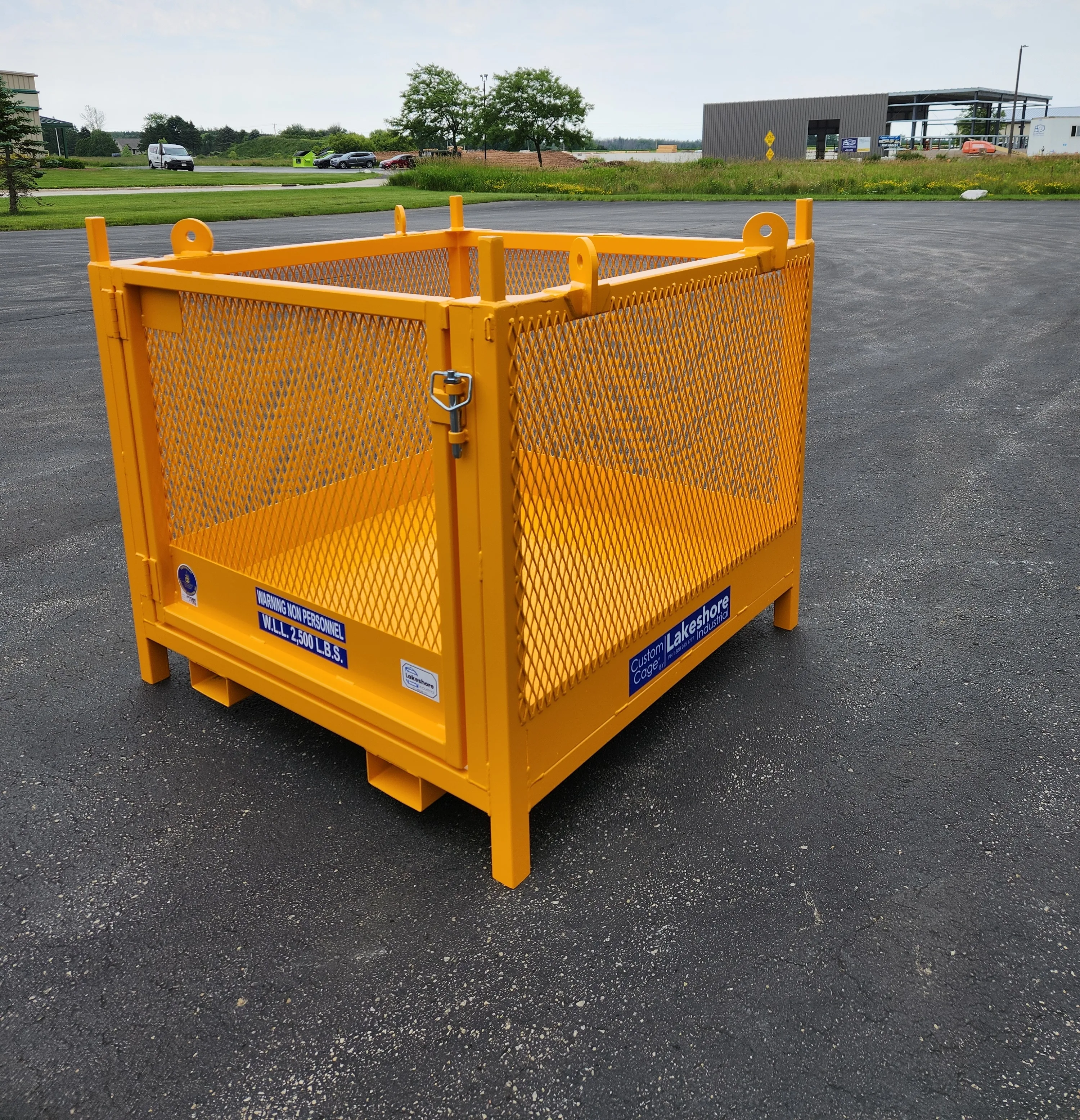 M-44 stk stackable material lift basket