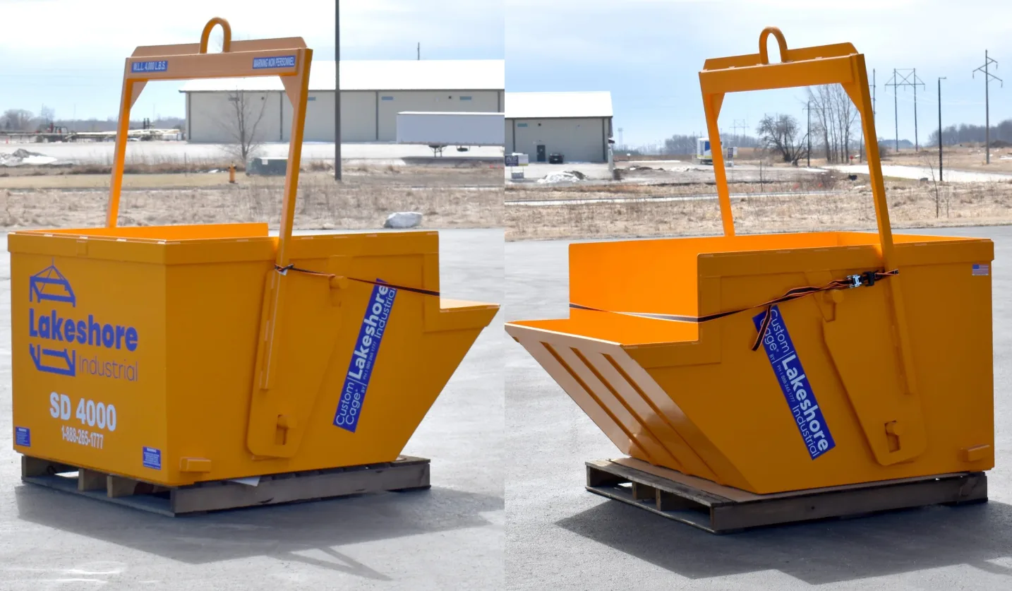 Self dumping bins