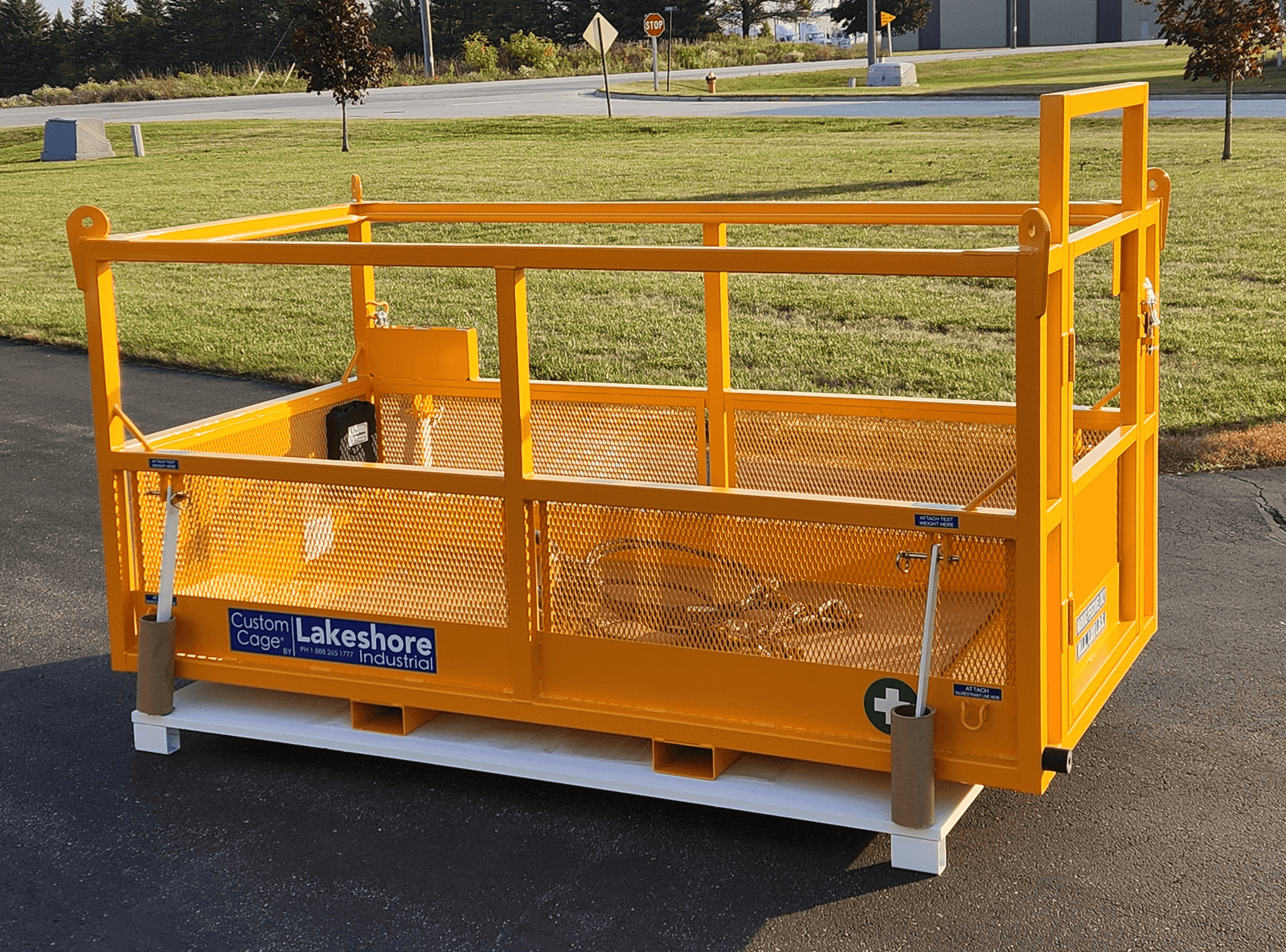 ME-488 Short rescue basket with tie downs for stretcher