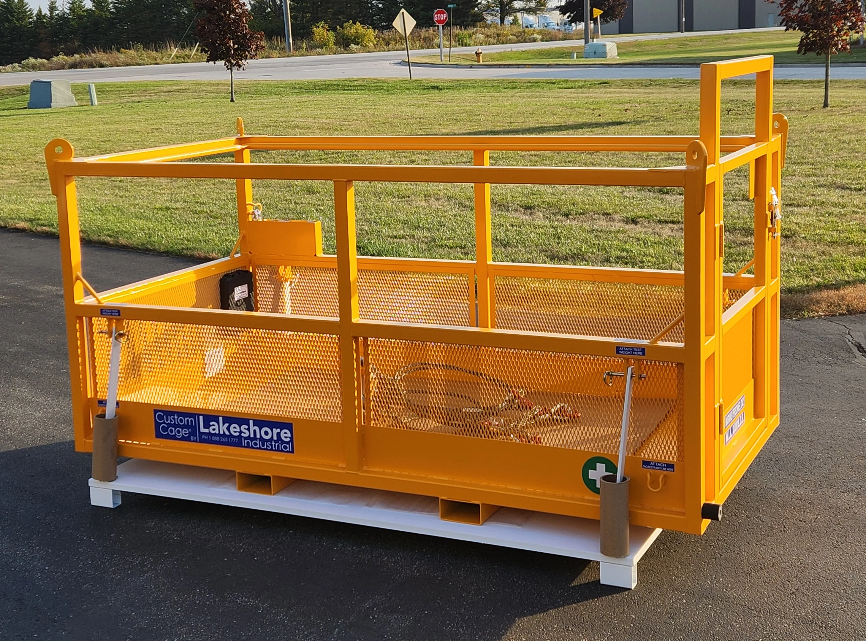 ME-488 Short rescue basket with tie downs for stretcher