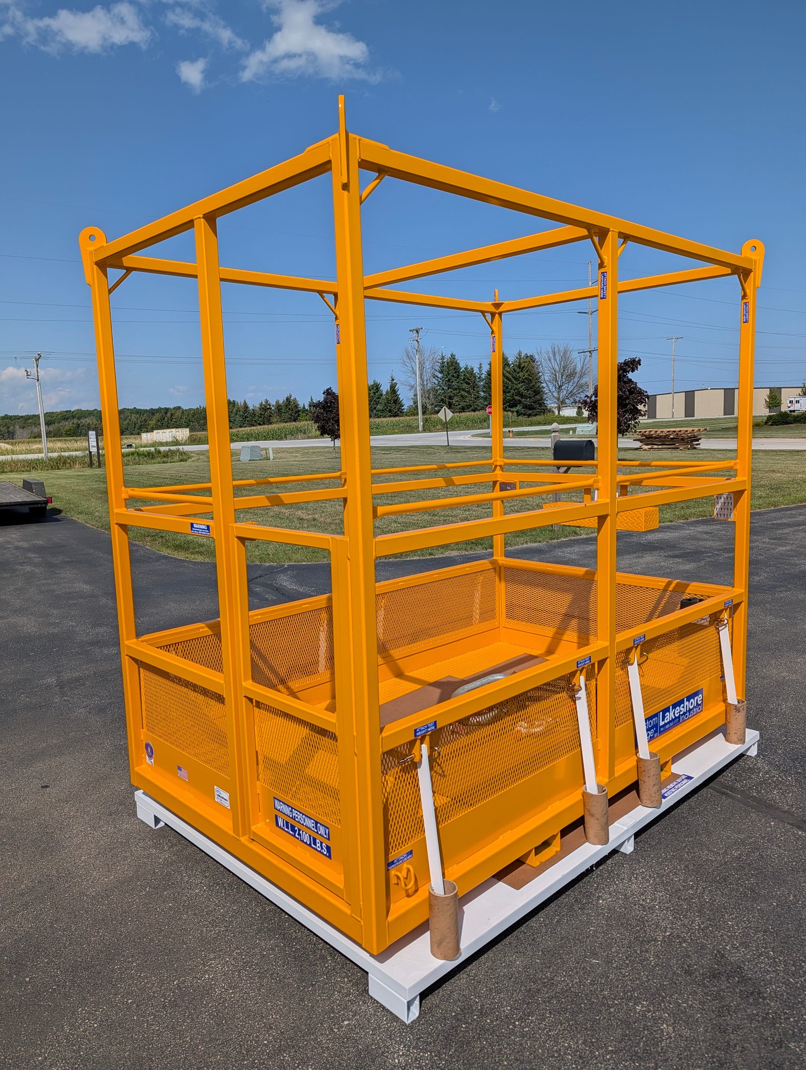 M-588 8 person man basket. Lakeshore basket for lifting personnel 
