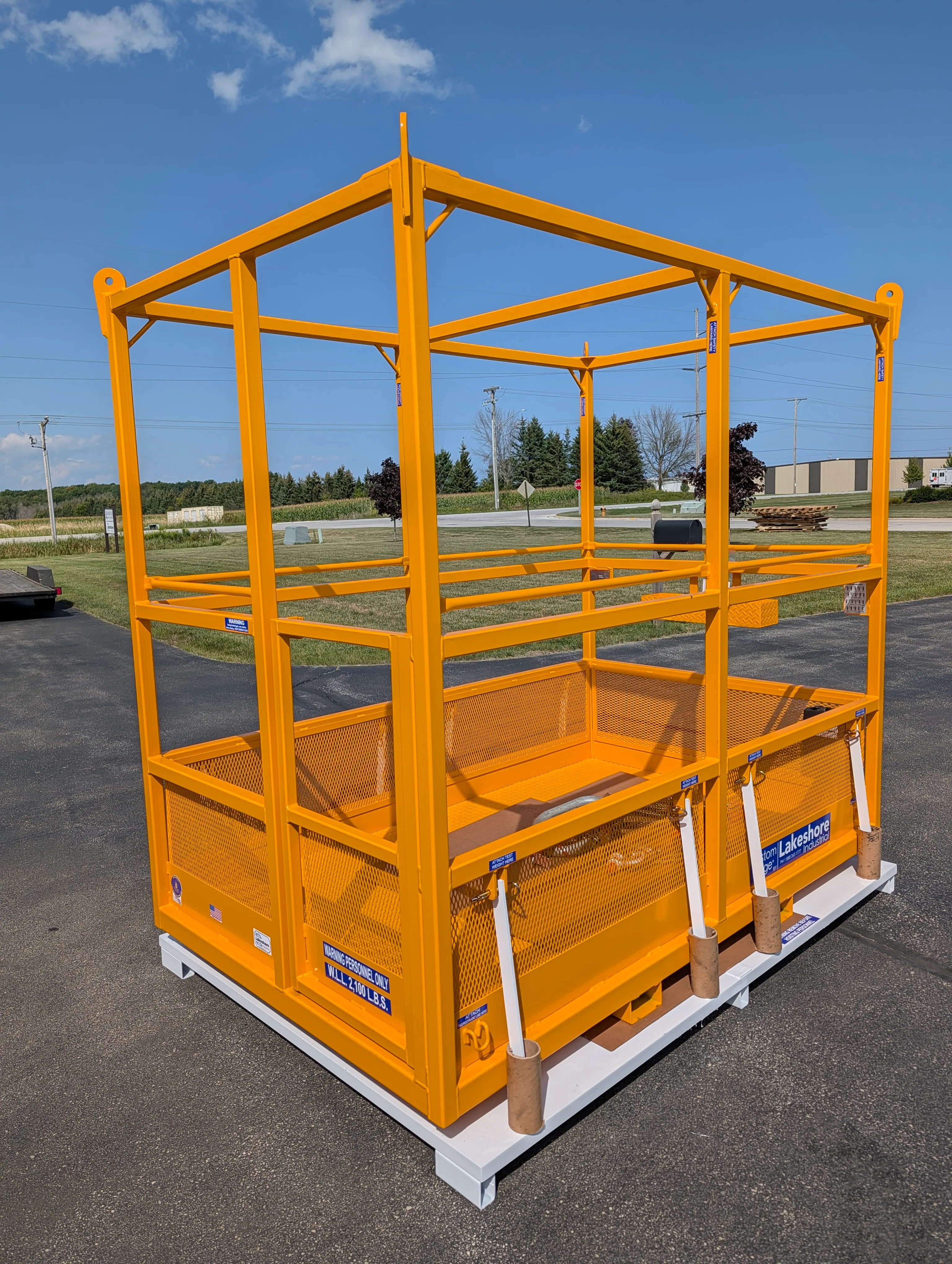 M-588 8 person man basket. Lakeshore basket for lifting personnel 